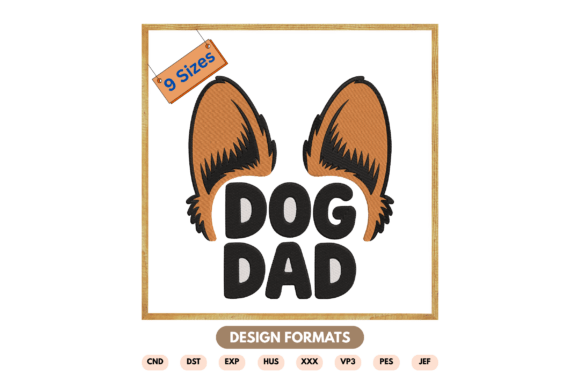 Dog Dad Embroidery Design with Ears Review
